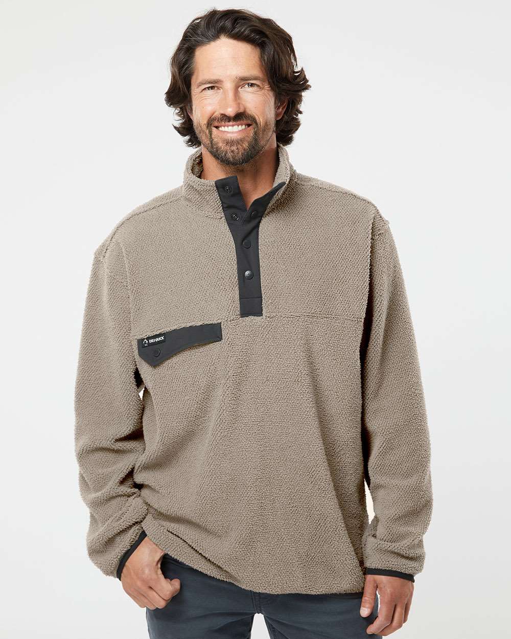 no-logo DRI Duck Brooks Sherpa Mountain Fleece-Men's Layering-Dri Duck-Thread Logic