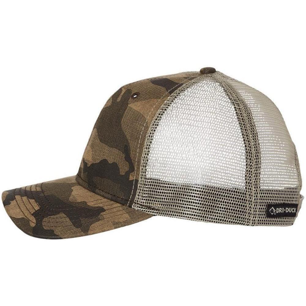 no-logo DRI Duck Covert Trucker Cap-Headwear-DRI DUCK-Camo-OSFA-Thread Logic