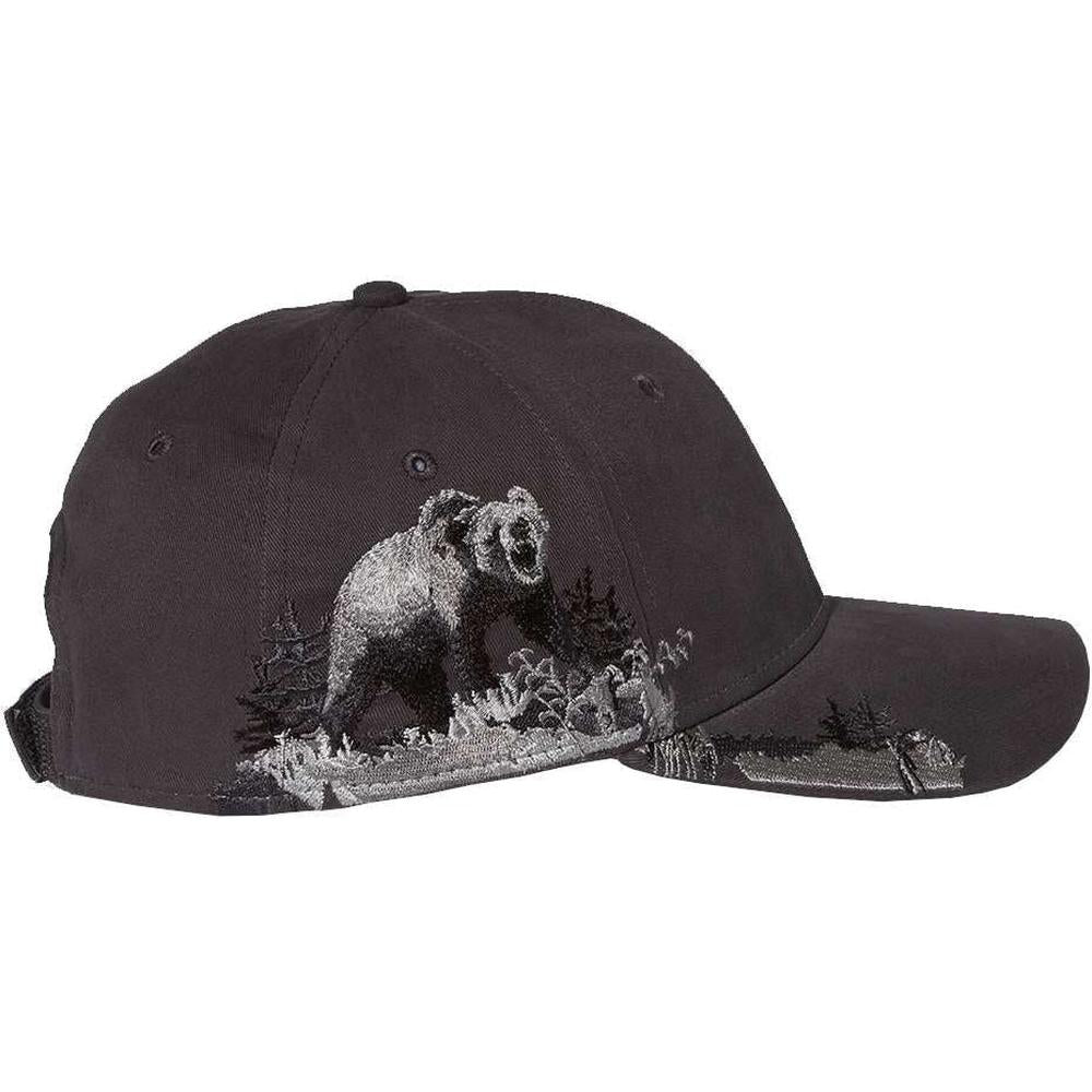 no-logo DRI Duck Grizzly Bear Cap-Headwear-DRI DUCK-Charcoal-OSFA-Thread Logic