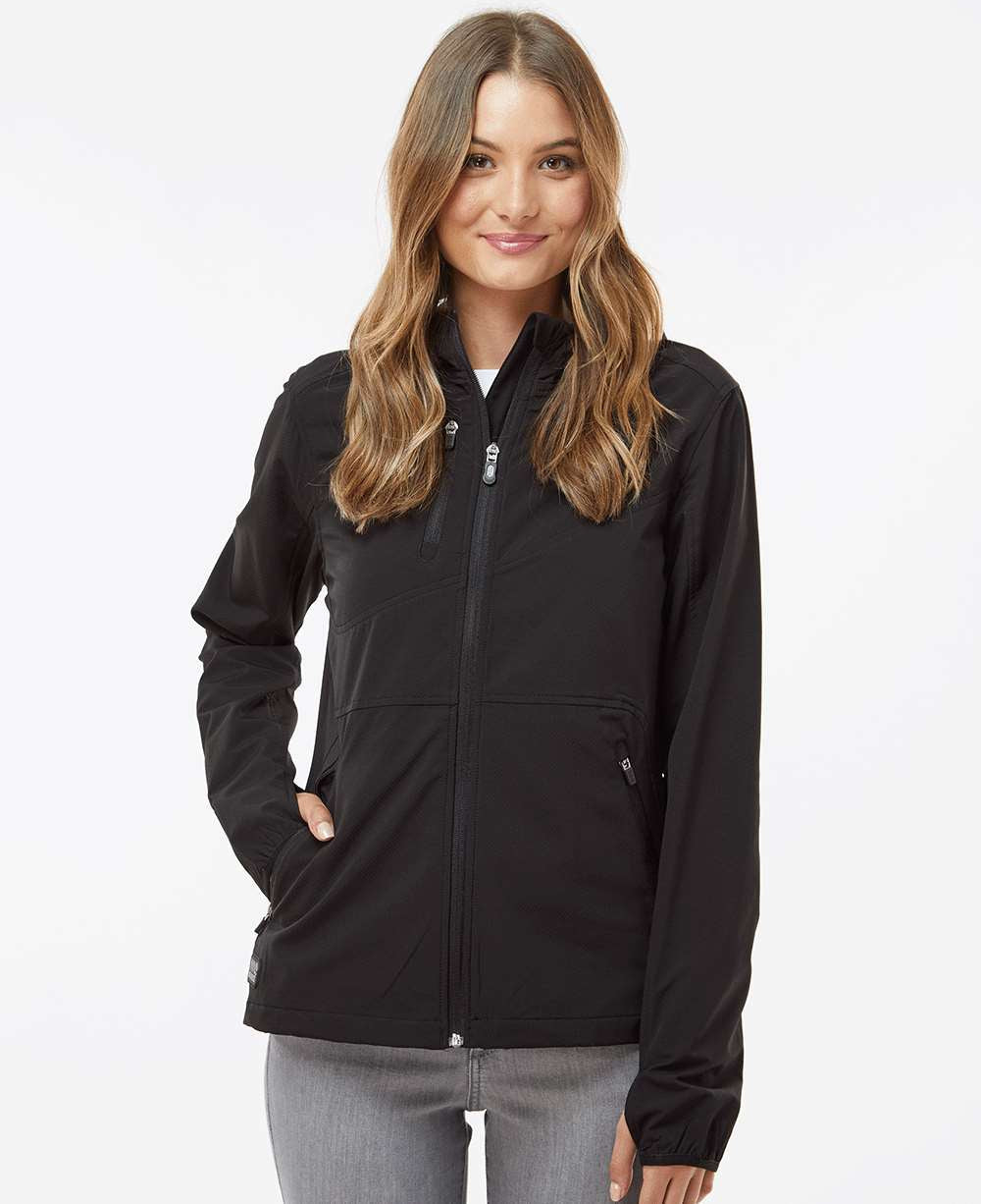 no-logo DRI Duck Ladies Ascent Soft Shell Hooded Jacket-Outerwear-DRI DUCK-Thread Logic