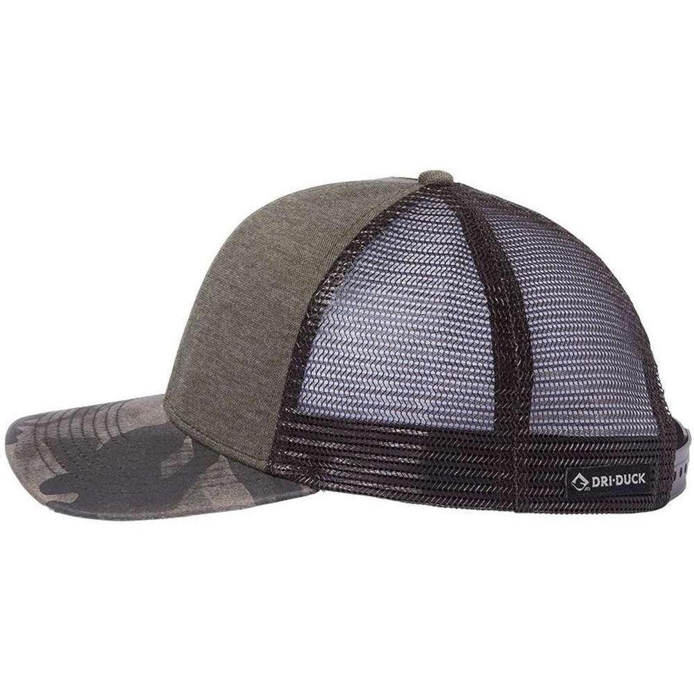no-logo DRI Duck Pique Trucker Cap-Headwear-DRI DUCK-Thread Logic