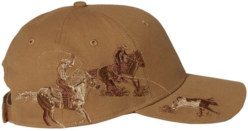 no-logo DRI Duck Team Roping Cap-Headwear-DRI DUCK-Wheat-OSFA-Thread Logic