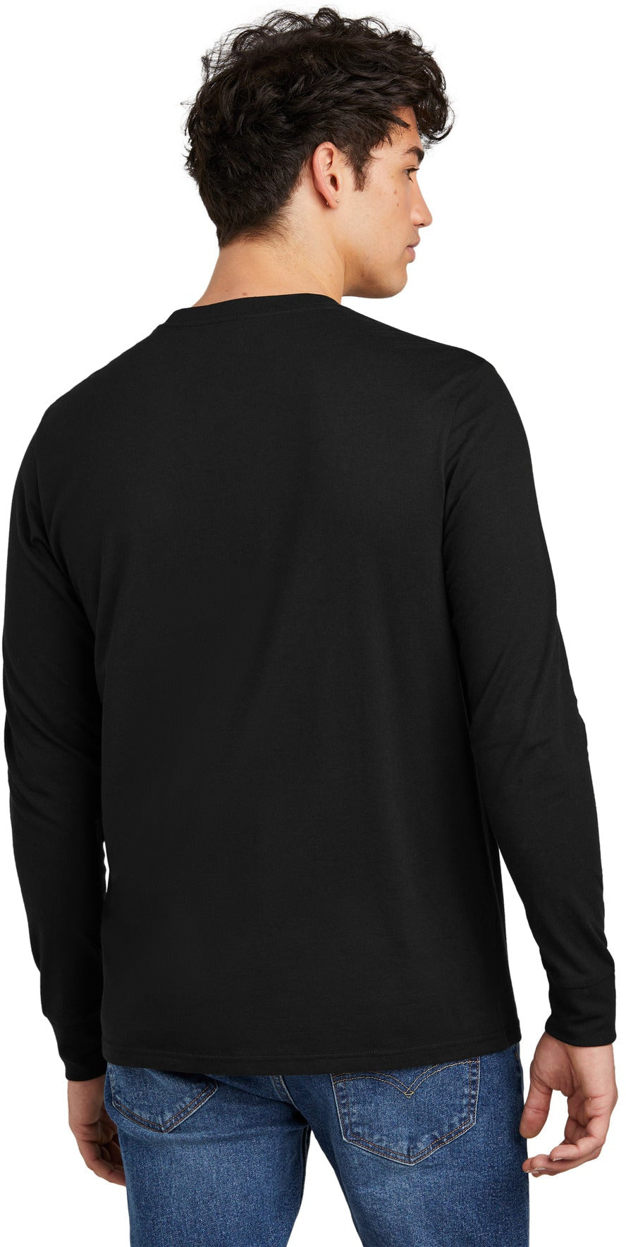 no-logo District Perfect Blend CVC Long Sleeve Tee-District-Thread Logic