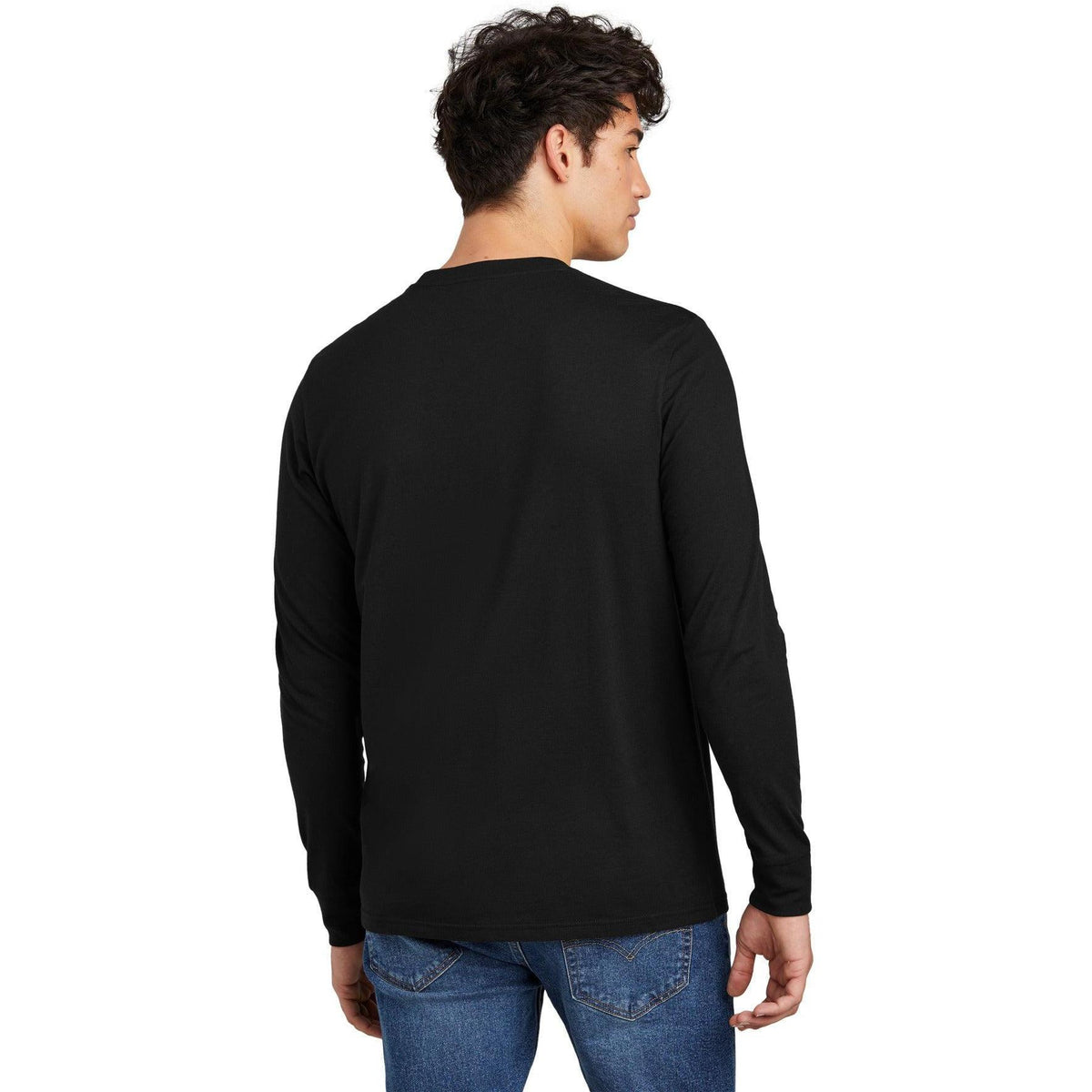 no-logo District Perfect Blend CVC Long Sleeve Tee-District-Thread Logic