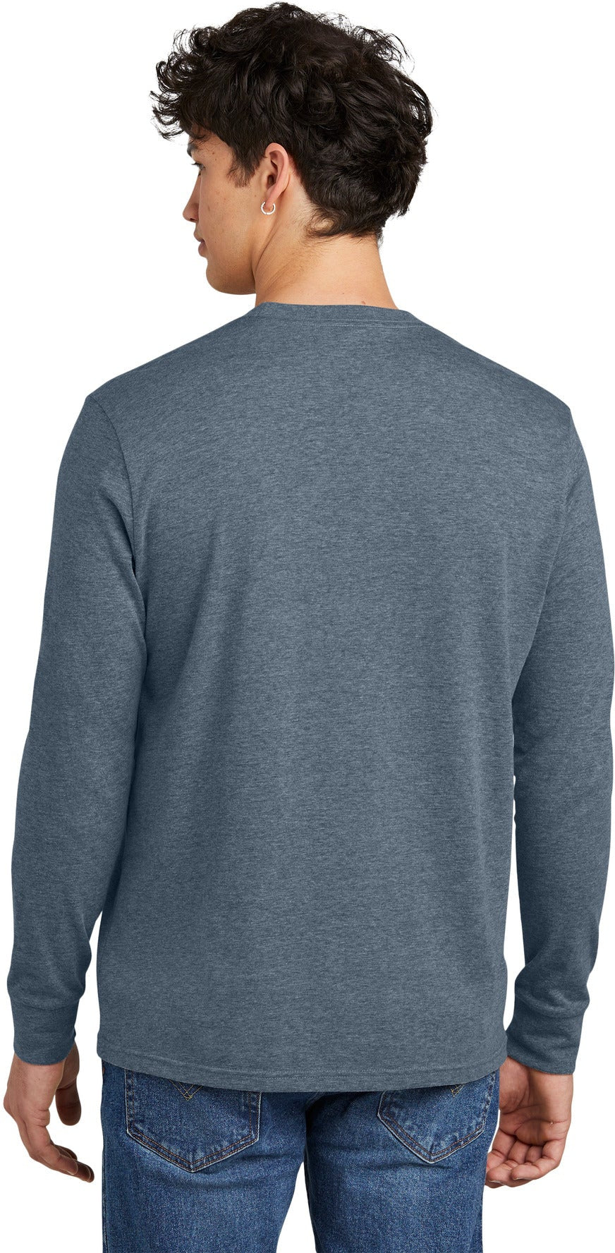 no-logo District Perfect Blend CVC Long Sleeve Tee-District-Thread Logic