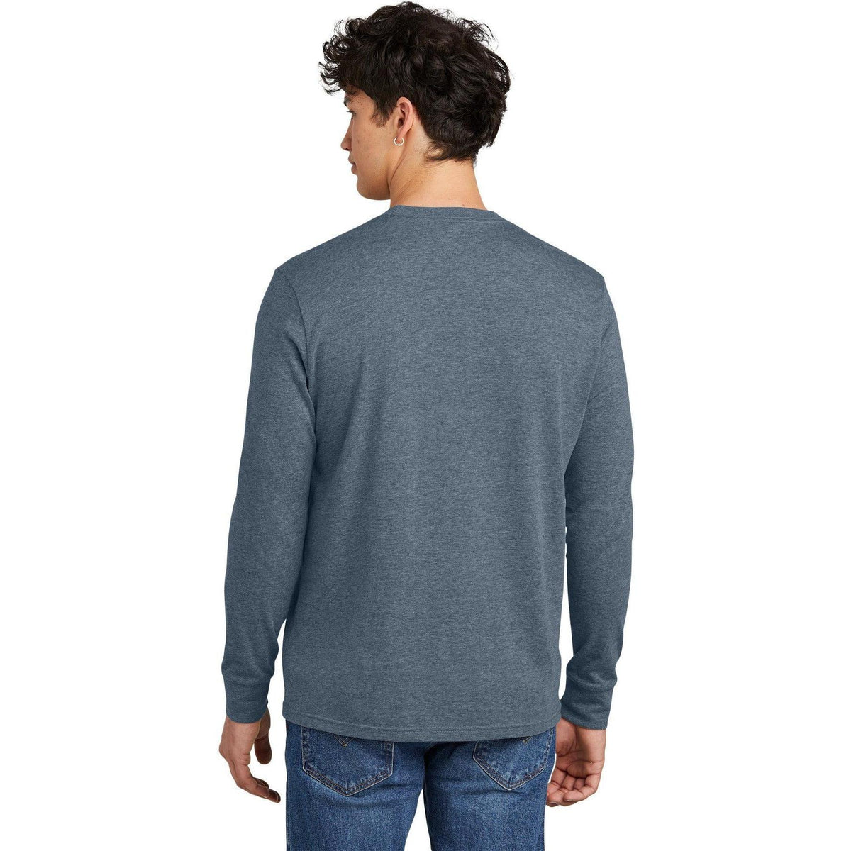 no-logo District Perfect Blend CVC Long Sleeve Tee-District-Thread Logic