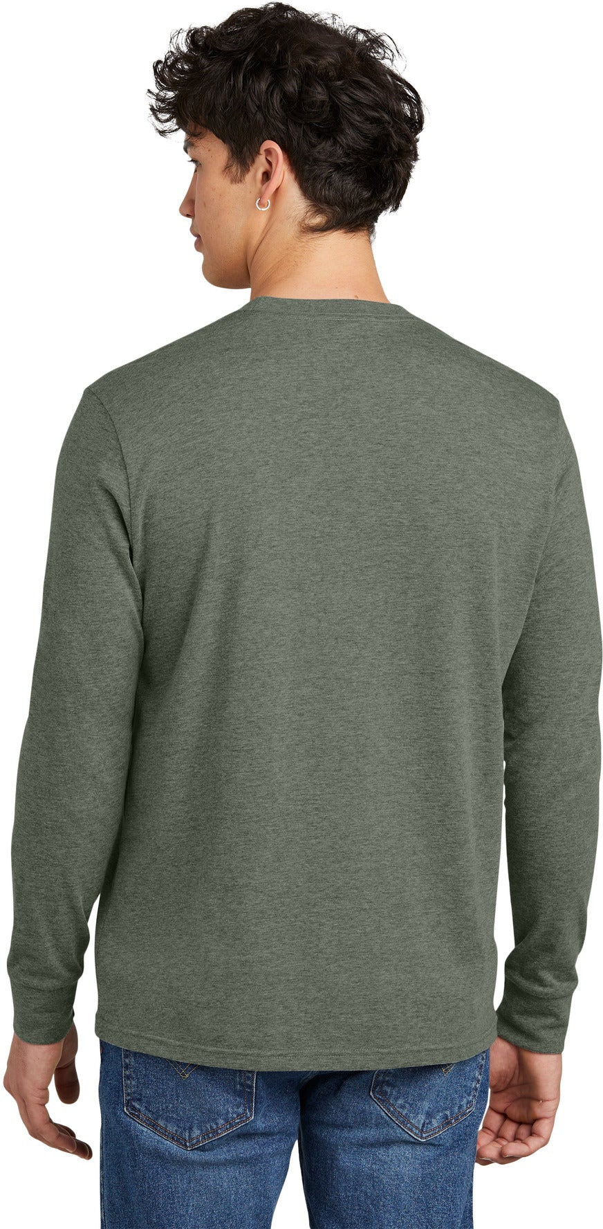 no-logo District Perfect Blend CVC Long Sleeve Tee-District-Thread Logic