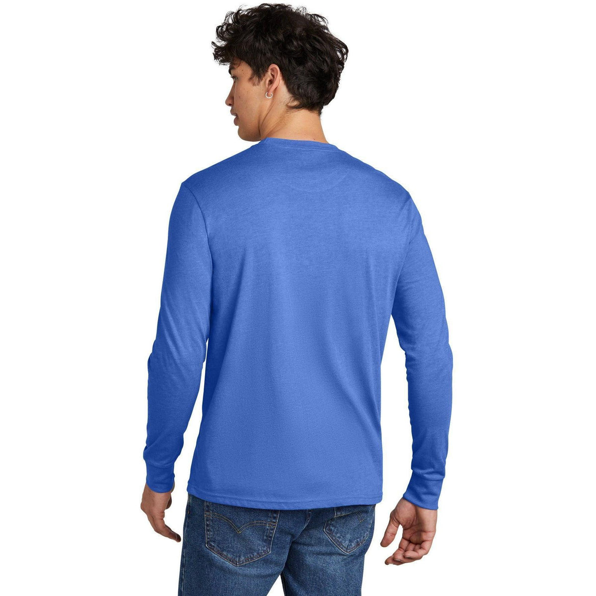 no-logo District Perfect Blend CVC Long Sleeve Tee-District-Thread Logic