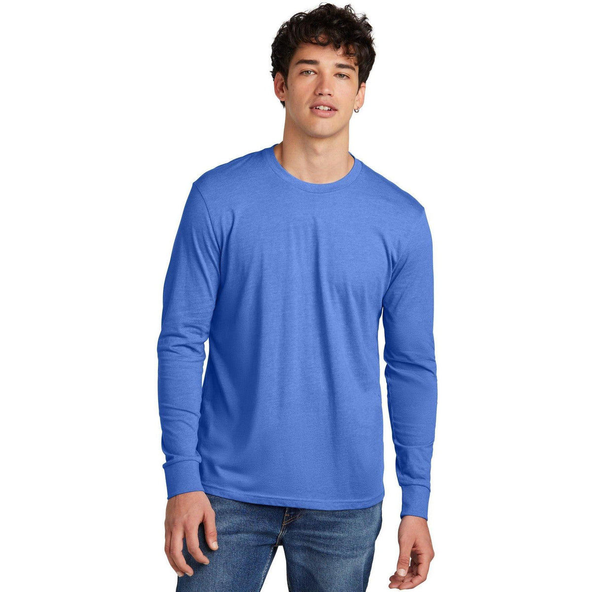 no-logo District Perfect Blend CVC Long Sleeve Tee-District-Thread Logic
