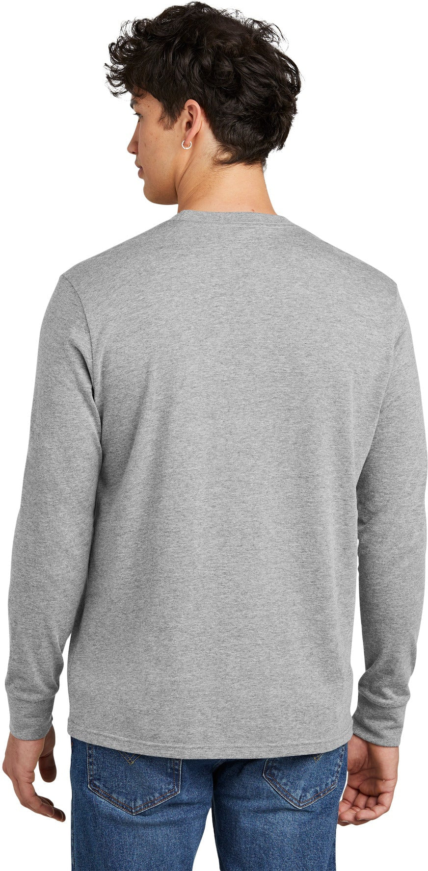 no-logo District Perfect Blend CVC Long Sleeve Tee-District-Thread Logic