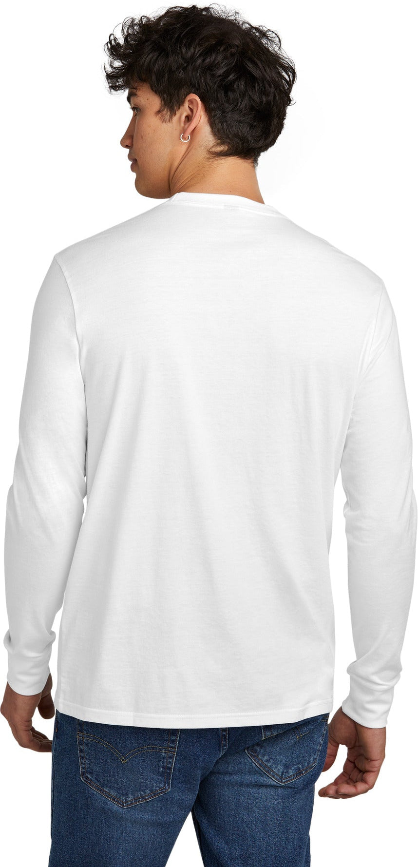no-logo District Perfect Blend CVC Long Sleeve Tee-District-Thread Logic