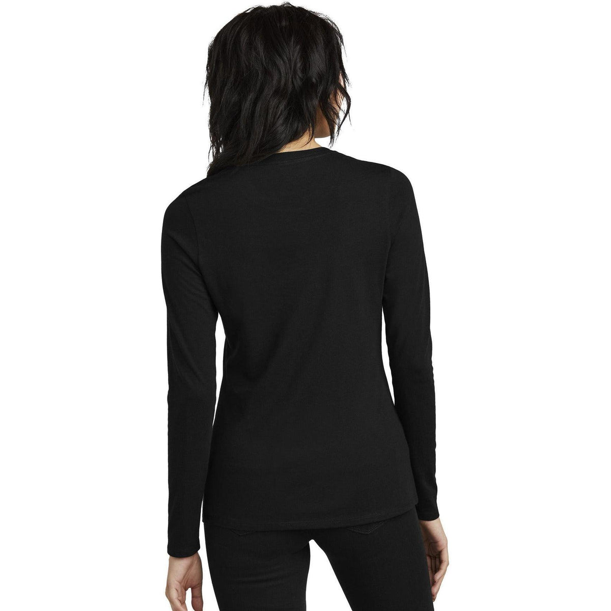 no-logo District Women's Perfect Blend CVC Long Sleeve Tee-District-Thread Logic