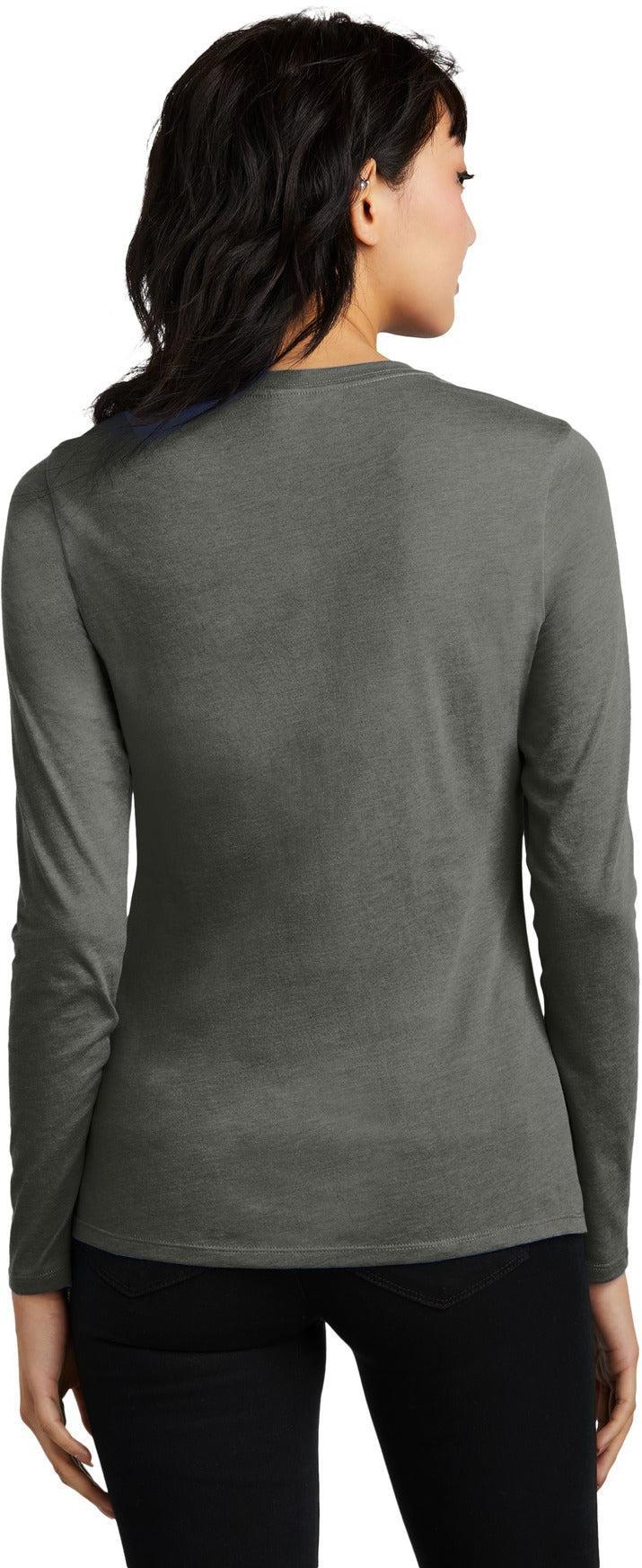 no-logo District Women's Perfect Blend CVC Long Sleeve Tee-District-Thread Logic