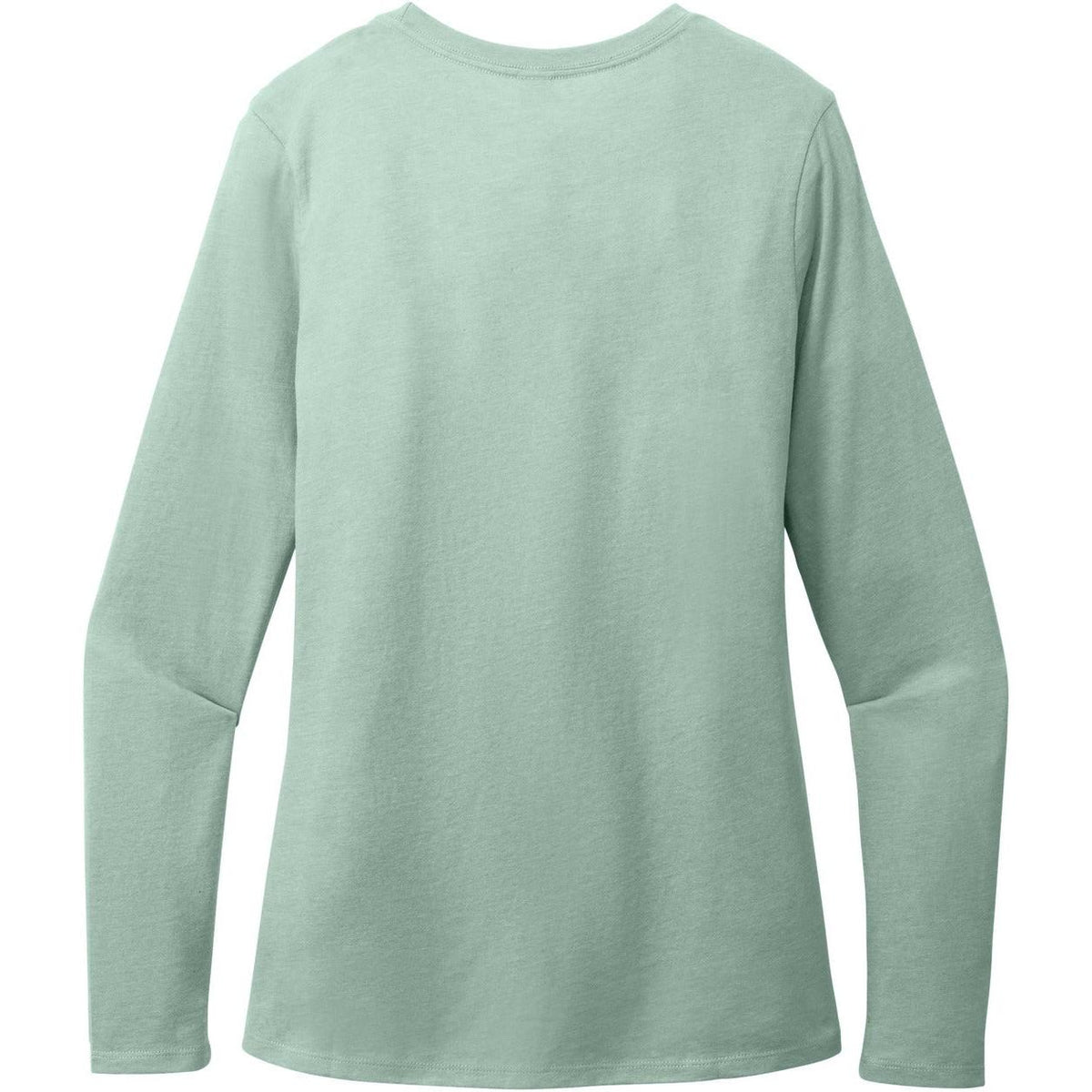 no-logo District Women's Perfect Blend CVC Long Sleeve Tee-District-Thread Logic