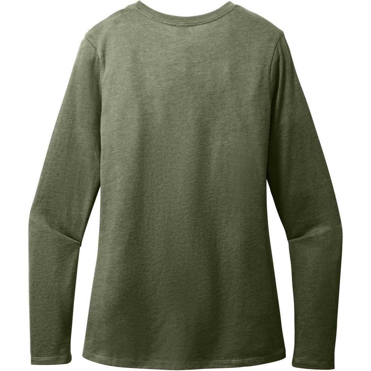 no-logo District Women's Perfect Blend CVC Long Sleeve Tee-District-Thread Logic