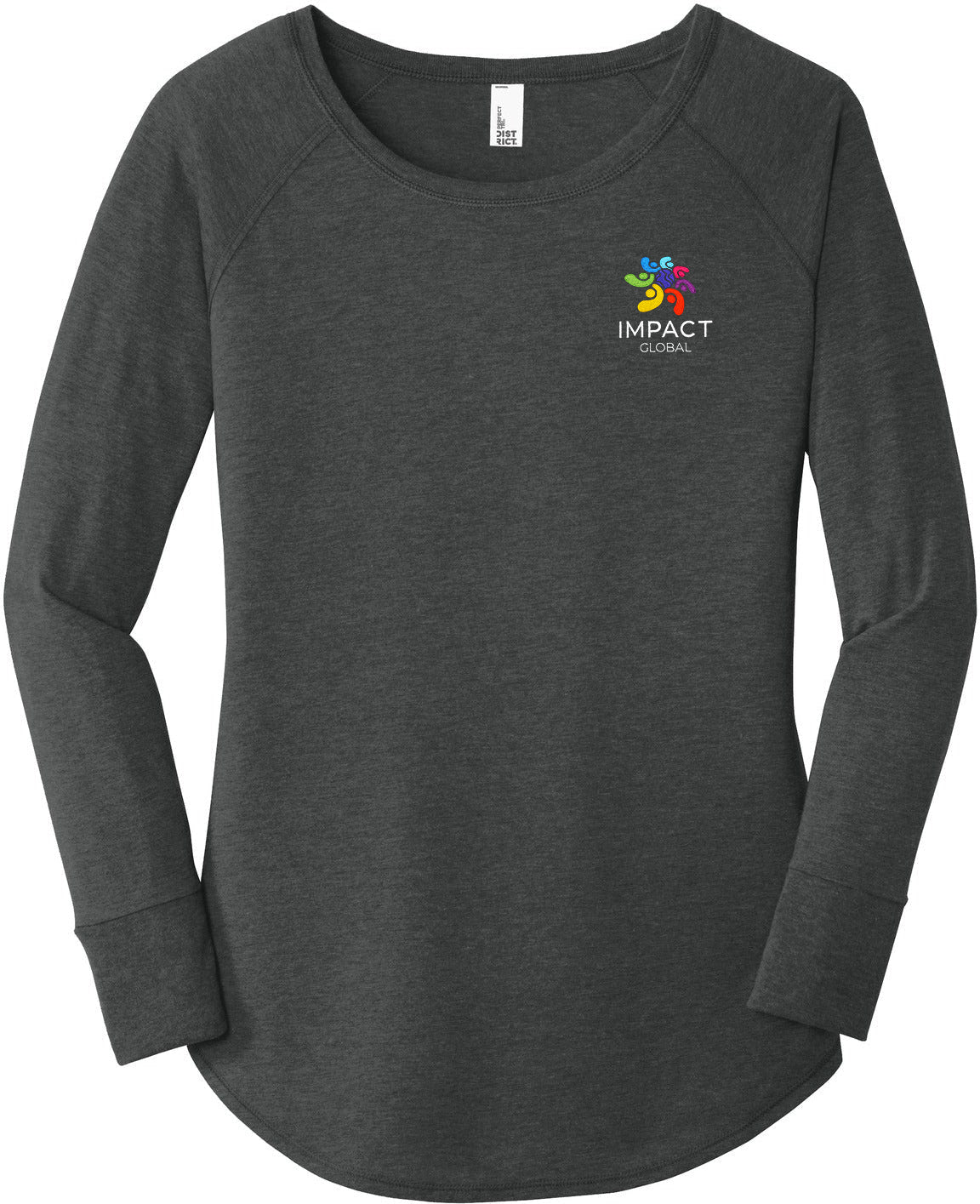 District DT132L T-Shirt with Custom Embroidery
