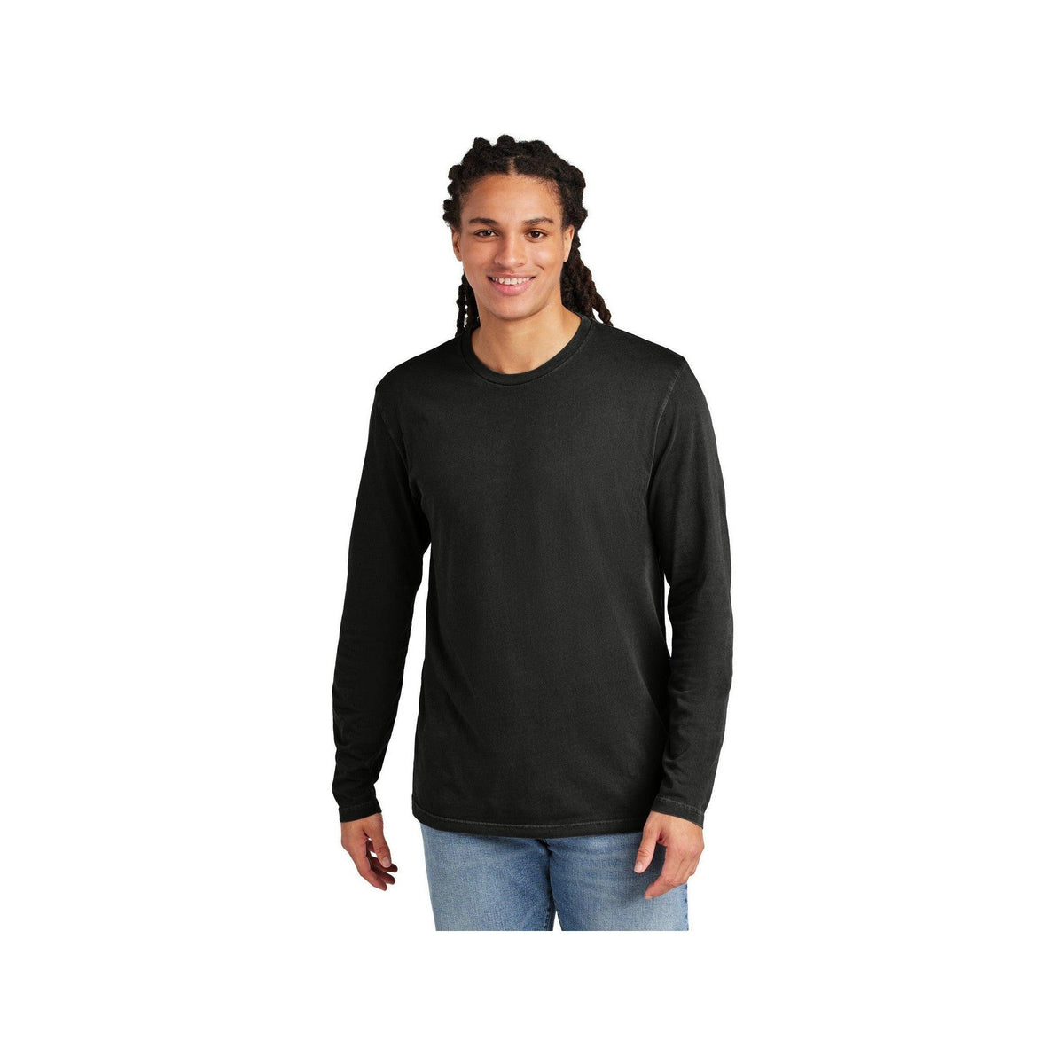 no-logo District Wash Long Sleeve Tee-District-Thread Logic