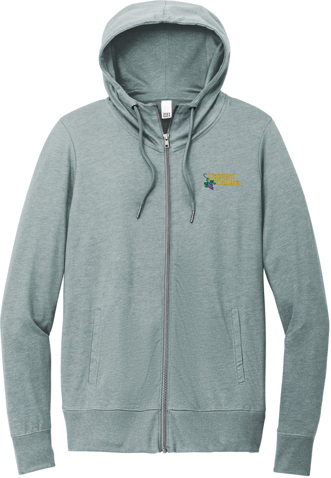 District Women's Featherweight French Terry Full-Zip Hoodie