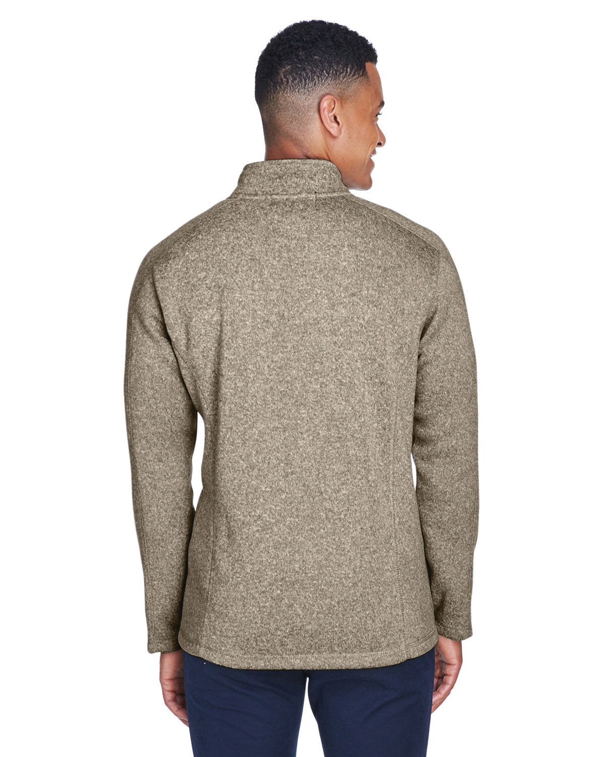 no-logo Devon & Jones Bristol Full-Zip Sweater Fleece Jacket-Men's Jackets-Devon&Jones-Thread Logic