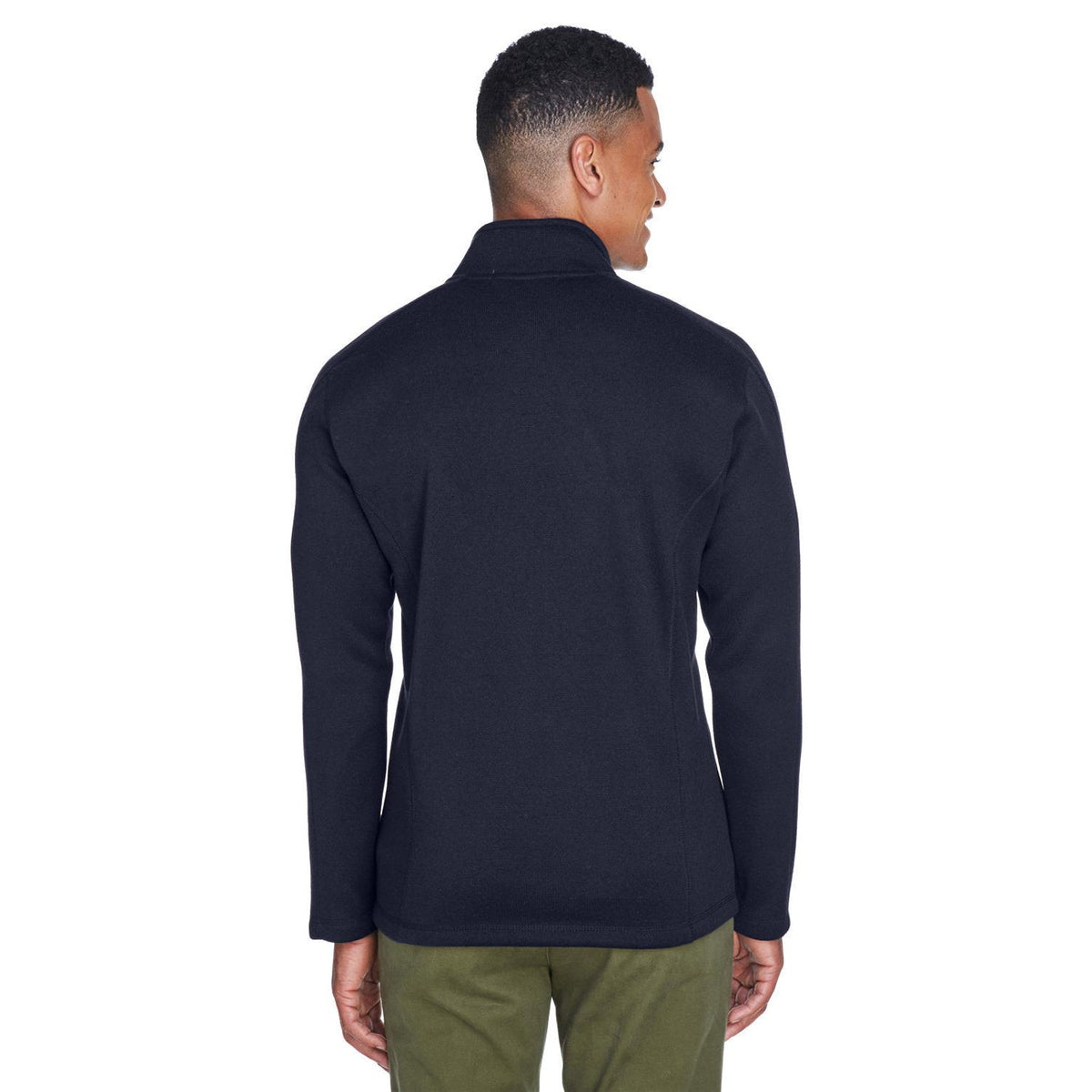 no-logo Devon & Jones Bristol Full-Zip Sweater Fleece Jacket-Men's Jackets-Devon&Jones-Thread Logic