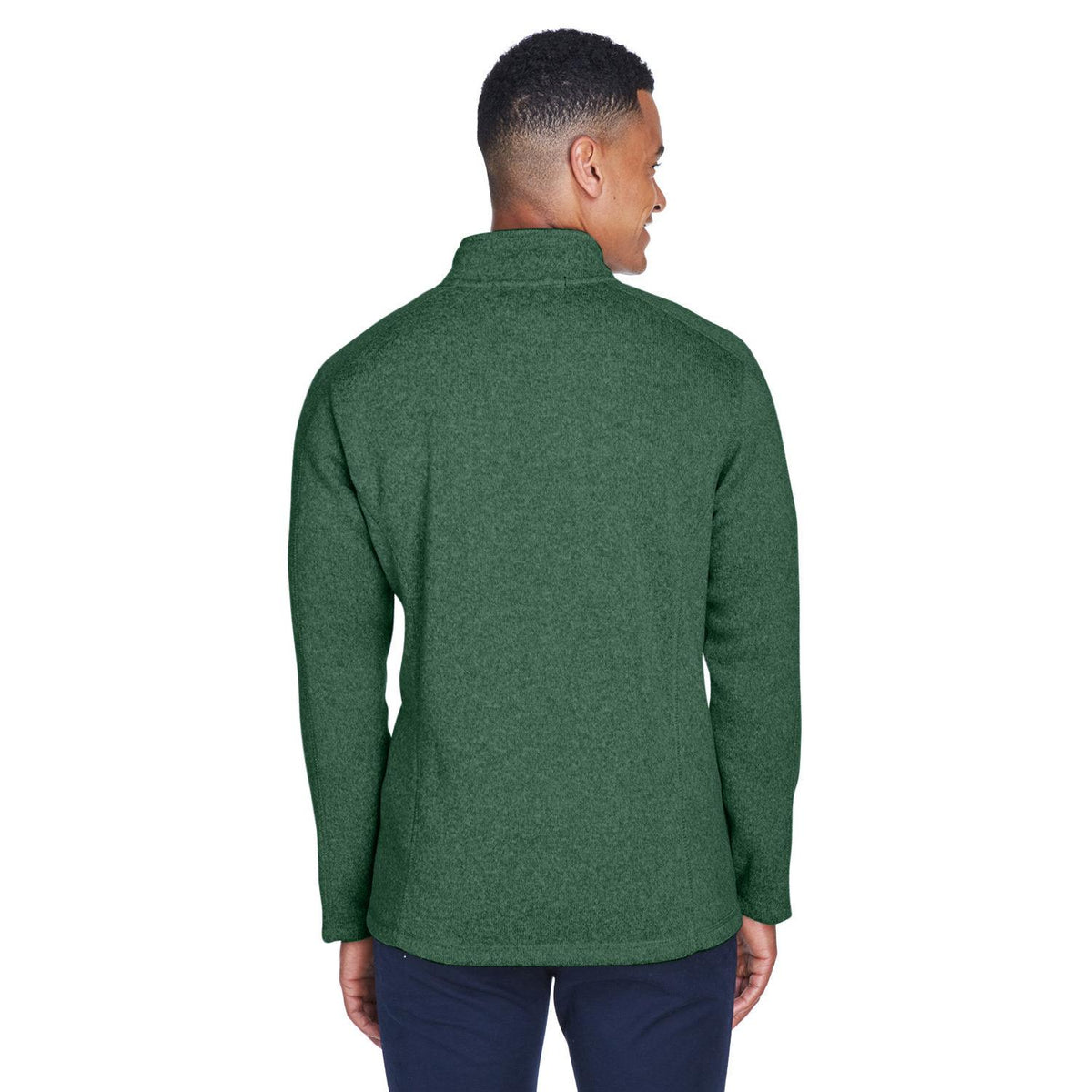 no-logo Devon & Jones Bristol Full-Zip Sweater Fleece Jacket-Men's Jackets-Devon&Jones-Thread Logic
