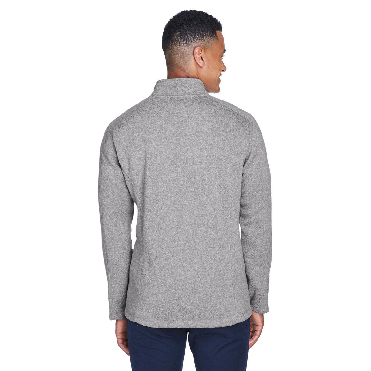 no-logo Devon & Jones Bristol Full-Zip Sweater Fleece Jacket-Men's Jackets-Devon&Jones-Thread Logic