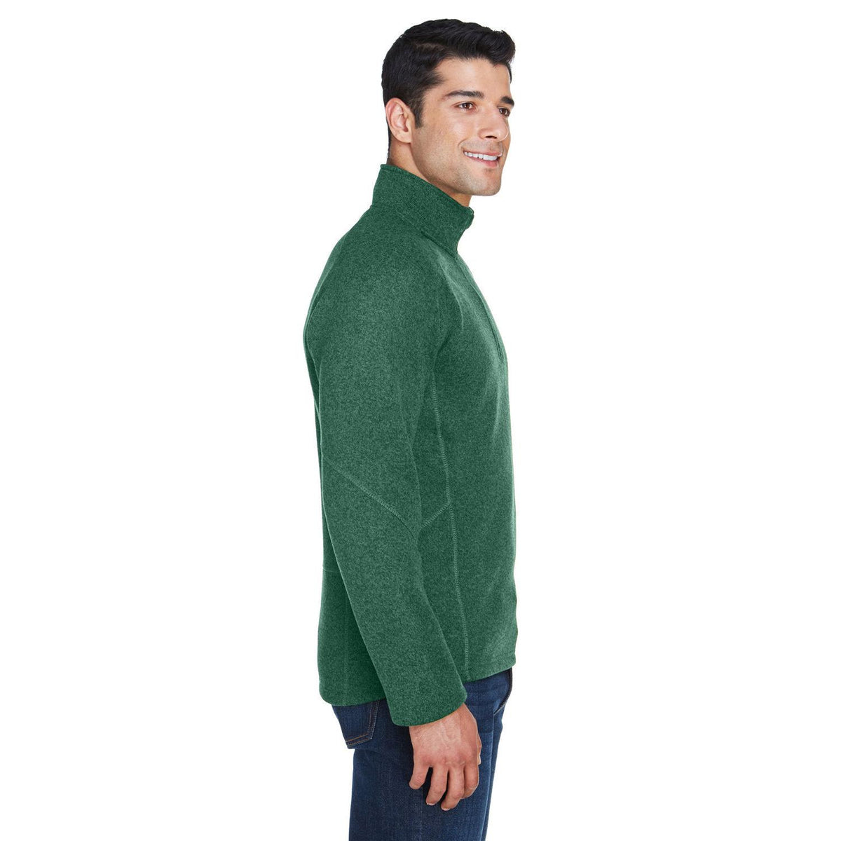 no-logo Devon & Jones Bristol Sweater Fleece Quarter-Zip-Men's Layering-Devon&Jones-Thread Logic
