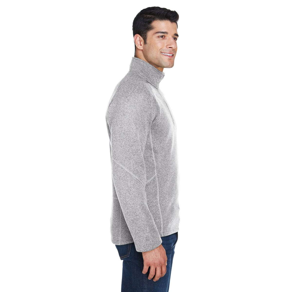 no-logo Devon & Jones Bristol Sweater Fleece Quarter-Zip-Men's Layering-Devon&Jones-Thread Logic