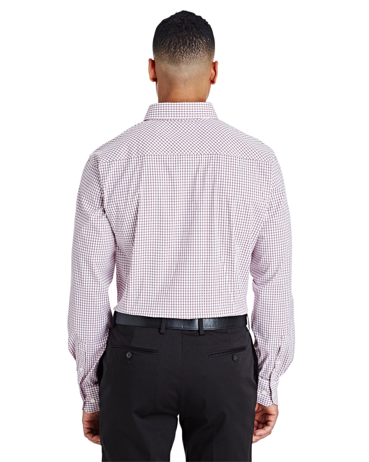 no-logo Devon & Jones CrownLux Performance Micro Windowpane Shirt-Men's Dress Shirts-Devon&Jones-Thread Logic