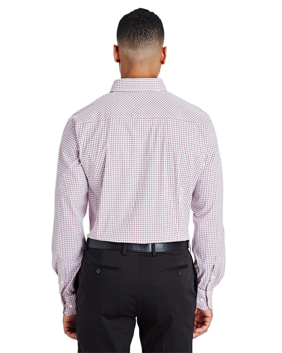 no-logo Devon & Jones CrownLux Performance Micro Windowpane Shirt-Men's Dress Shirts-Devon&Jones-Thread Logic