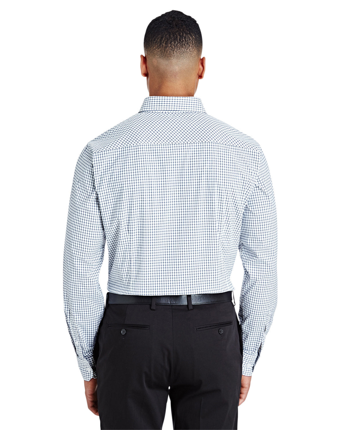 no-logo Devon & Jones CrownLux Performance Micro Windowpane Shirt-Men's Dress Shirts-Devon&Jones-Thread Logic