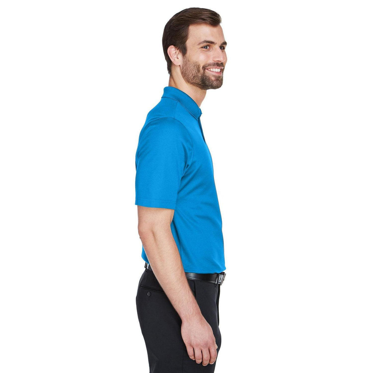 no-logo Devon & Jones CrownLux Performance Plaited Polo-Men's Polos-Devon&Jones-Thread Logic