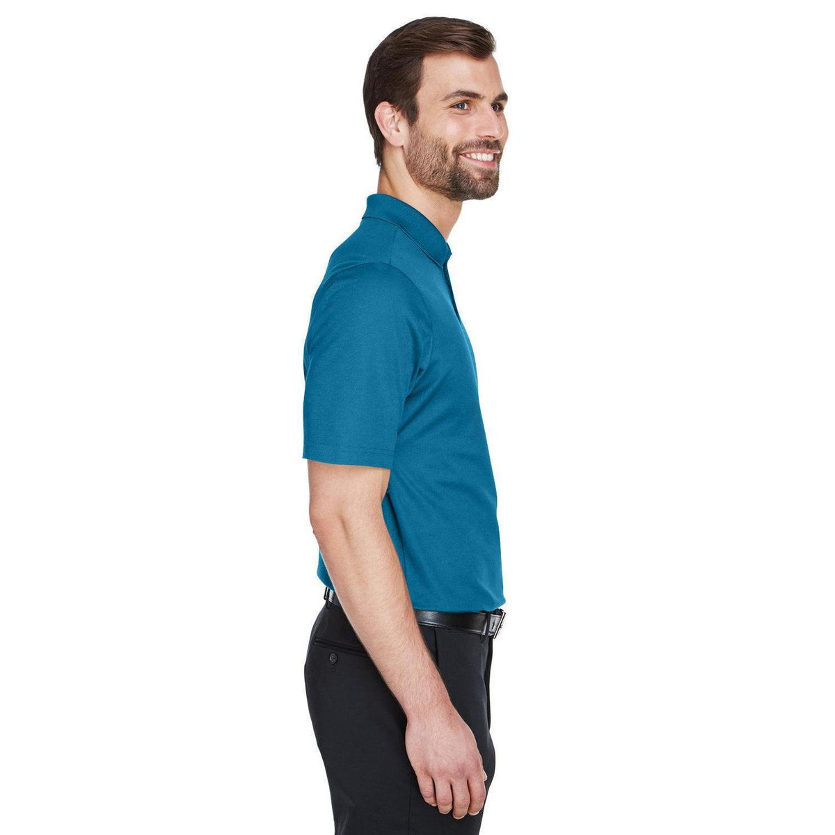 no-logo Devon & Jones CrownLux Performance Plaited Polo-Men's Polos-Devon&Jones-Thread Logic