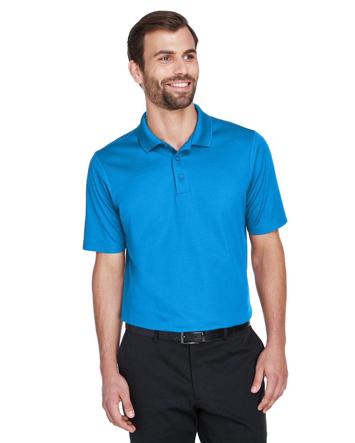 Devon & Jones CrownLux Performance Plaited Polo-Men's Polos-Devon&Jones-Ocean Blue-S-Thread Logic