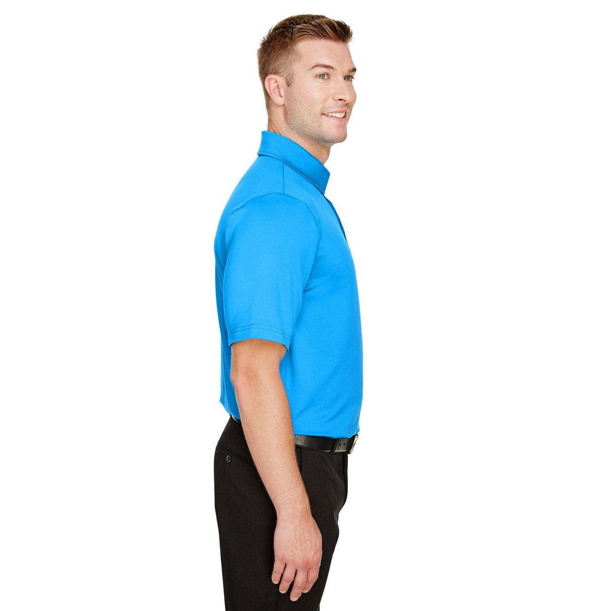 no-logo Devon & Jones CrownLux Performance Range Flex Polo-Men's Polos-Devon&Jones-Thread Logic