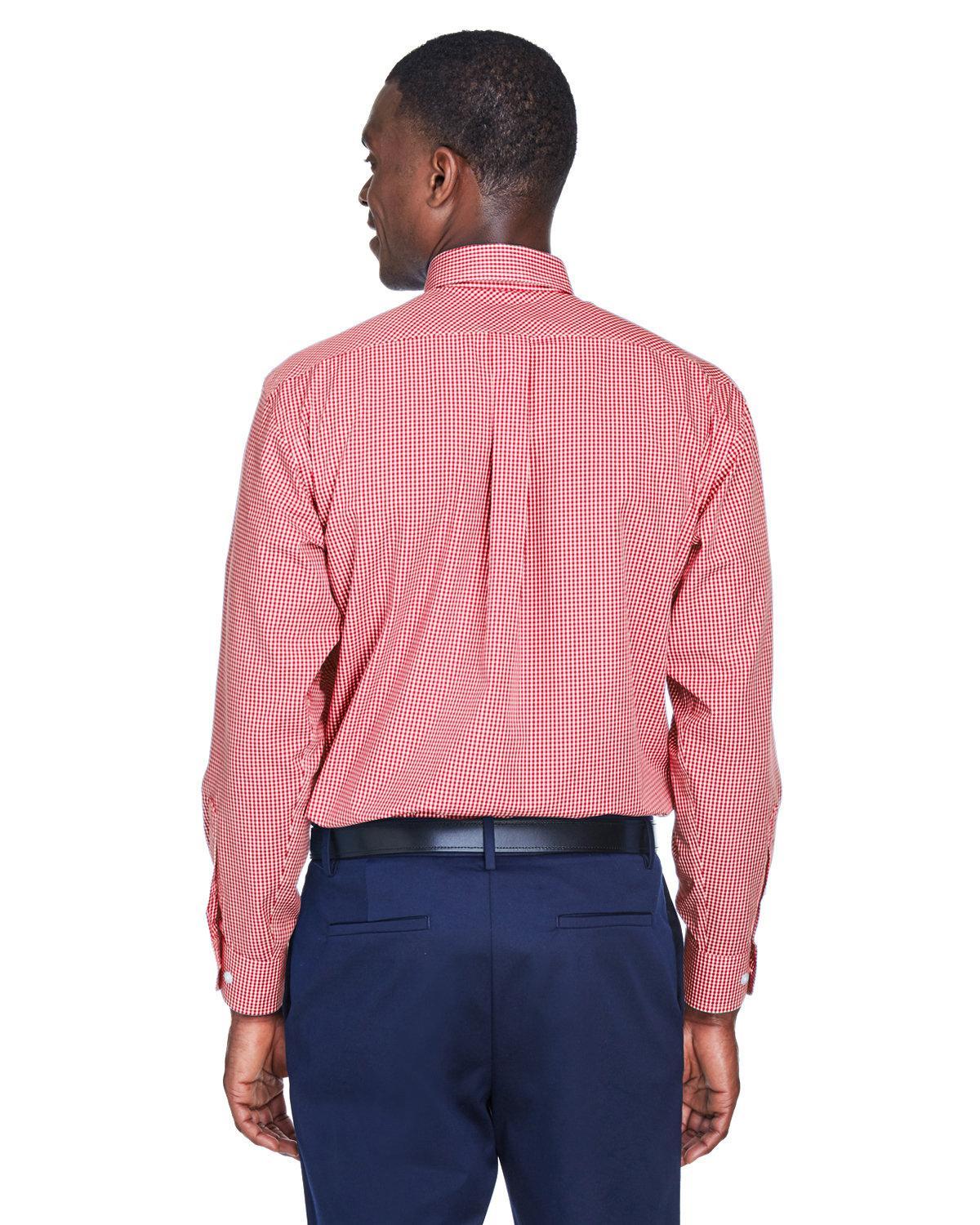 no-logo Devon & Jones Gingham Check Dress Shirt-Men's Dress Shirts-Devon&Jones-Thread Logic