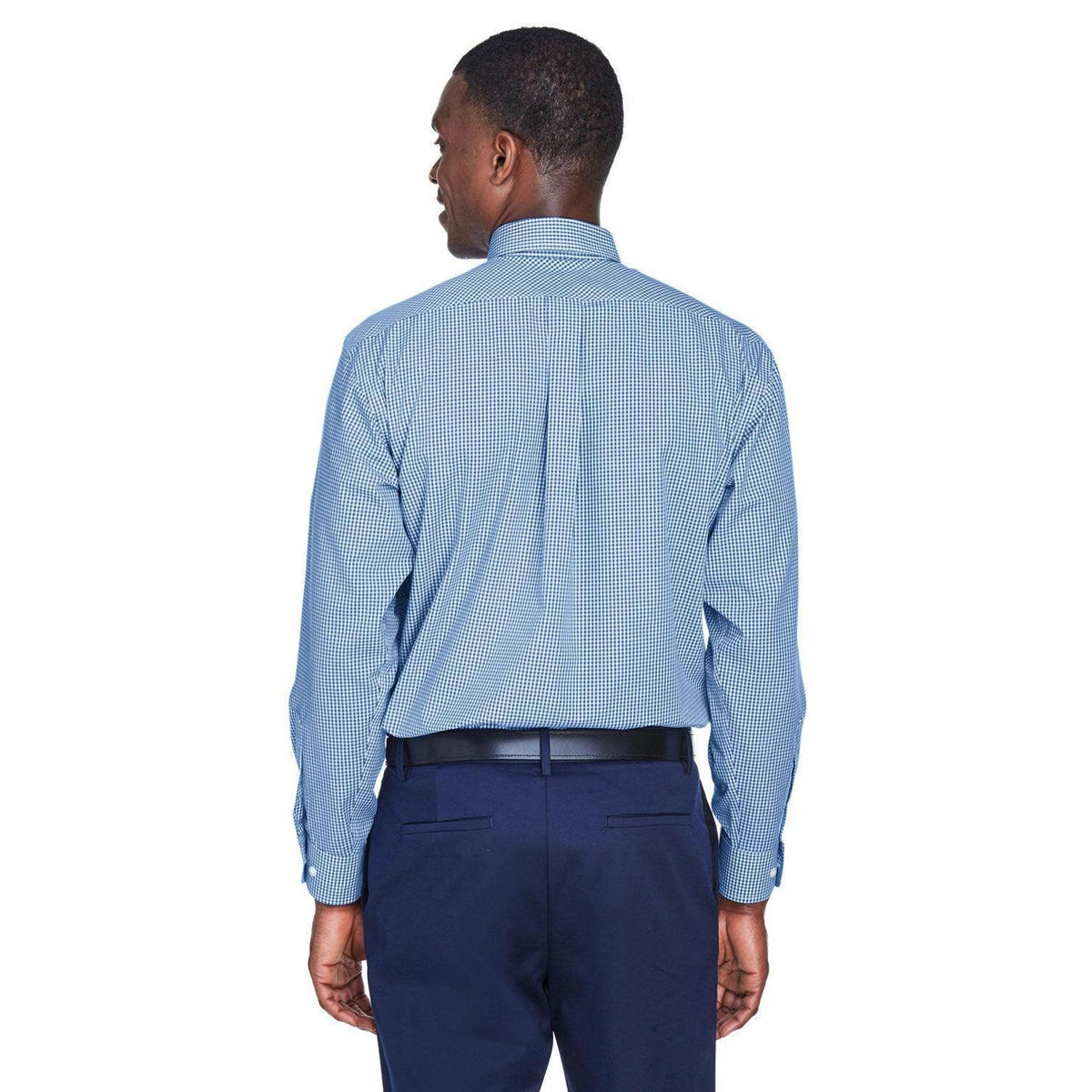 no-logo Devon & Jones Gingham Check Dress Shirt-Dress Shirts-Devon&Jones-Thread Logic