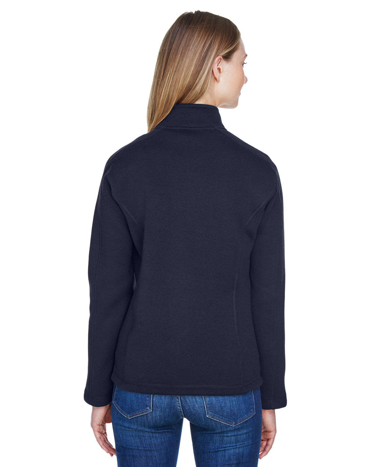 no-logo Devon & Jones Ladies Bristol Full-Zip Sweater Fleece Jacket-Ladies Jackets-Devon&Jones-Thread Logic