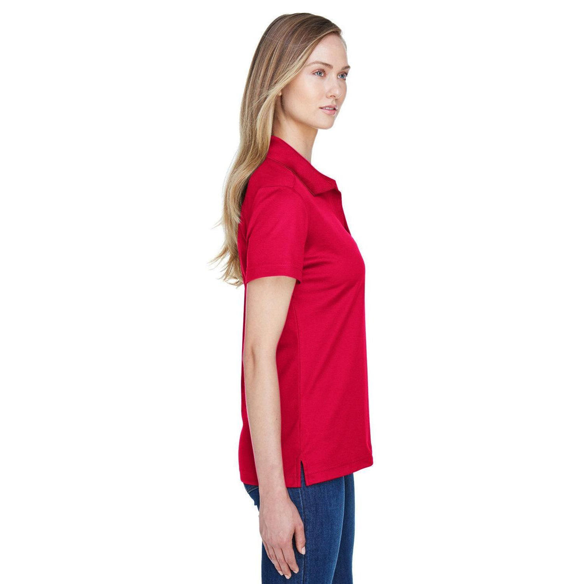 no-logo Devon & Jones Ladies CrownLux Performance Plaited Polo-Ladies Polos-Devon&Jones-Thread Logic