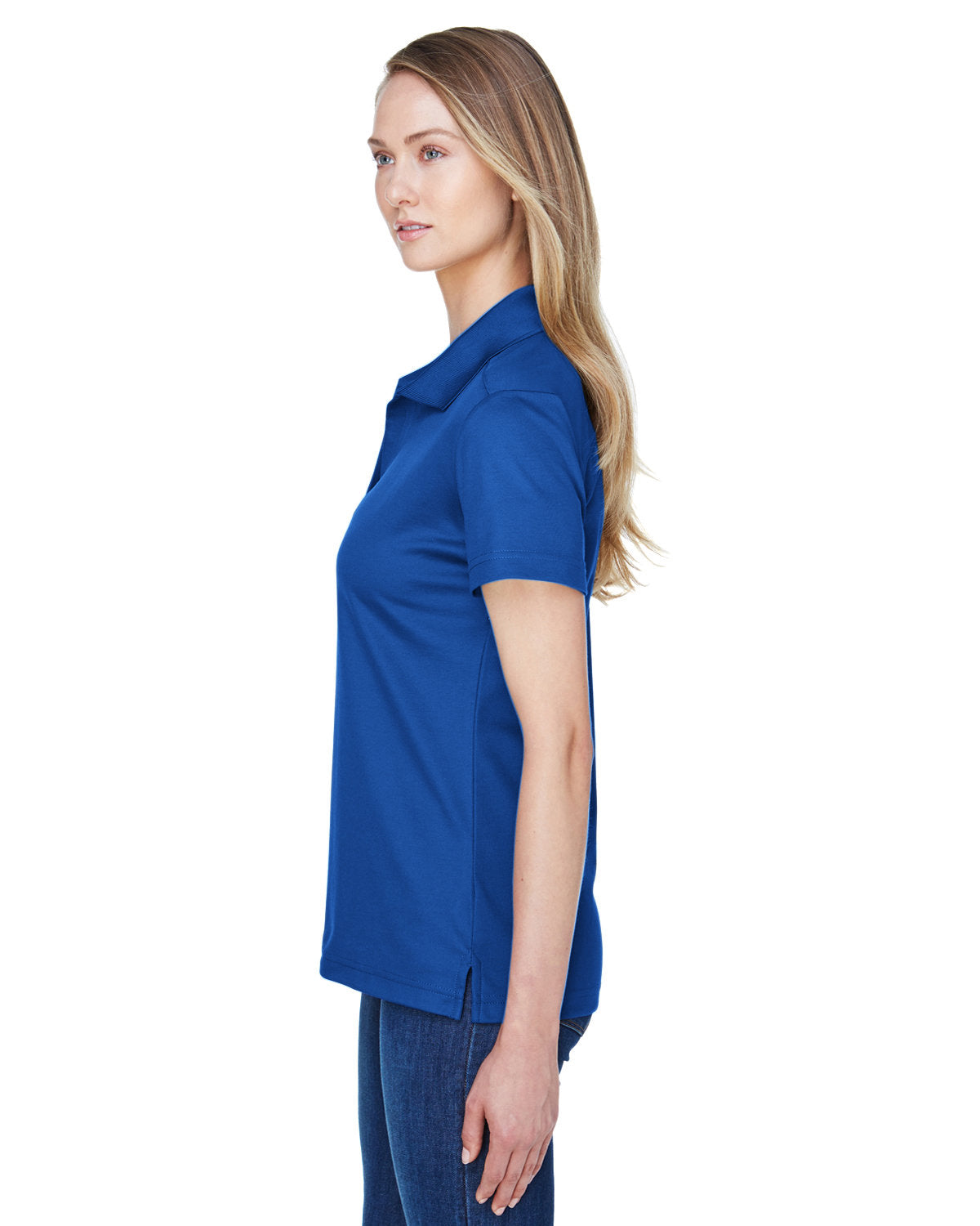 no-logo Devon & Jones Ladies CrownLux Performance Plaited Polo-Ladies Polos-Devon&Jones-Thread Logic