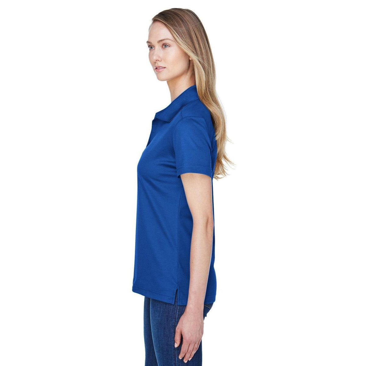 no-logo Devon & Jones Ladies CrownLux Performance Plaited Polo-Ladies Polos-Devon&Jones-Thread Logic