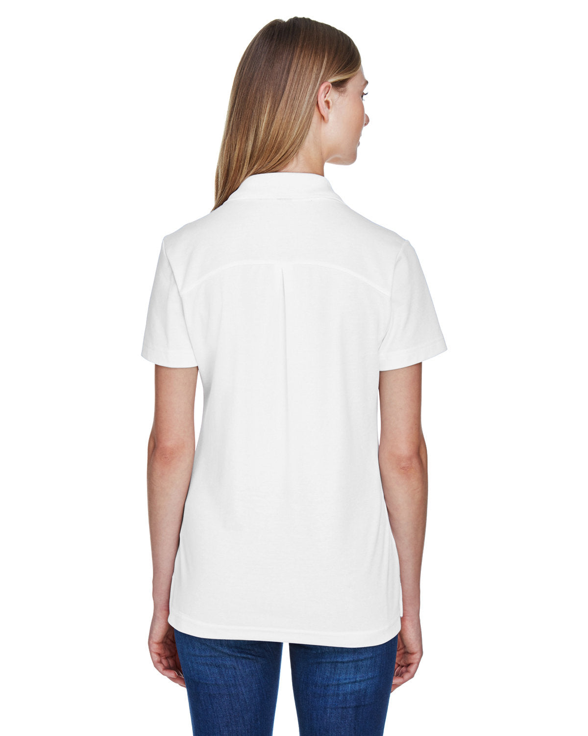 no-logo Devon & Jones Ladies CrownLux Performance Plaited Polo-Ladies Polos-Devon&Jones-Thread Logic