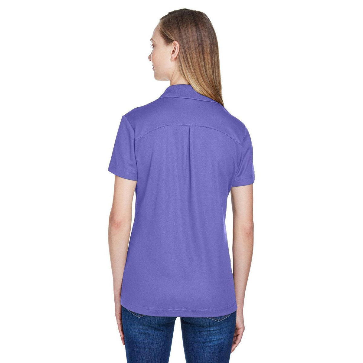 no-logo Devon & Jones Ladies CrownLux Performance Plaited Polo-Ladies Polos-Devon&Jones-Thread Logic
