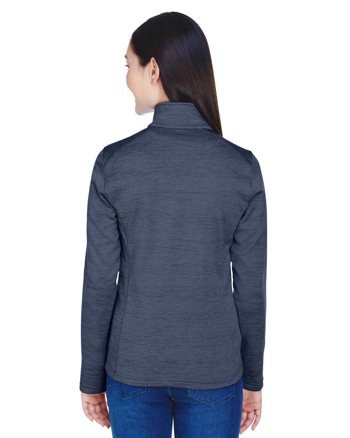 no-logo Devon & Jones Ladies Newbury Mélange Fleece Quarter-Zip-Ladies Layering-Devon&Jones-Thread Logic