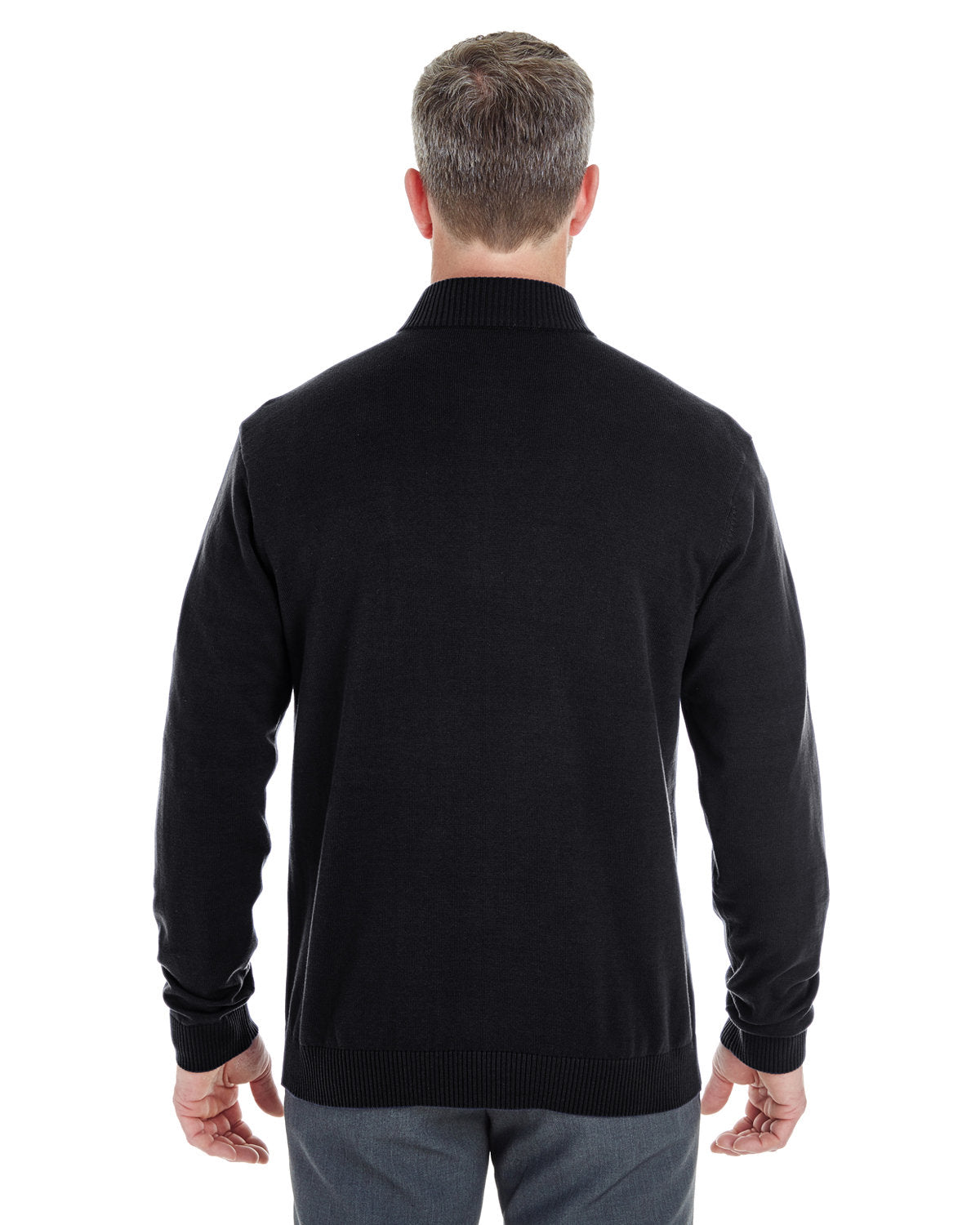 no-logo Devon & Jones Manchester Fully-Fashioned Half-Zip Sweater-Men's Layering-Devon&Jones-Thread Logic