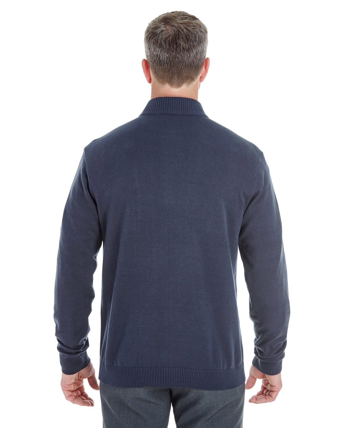 no-logo Devon & Jones Manchester Fully-Fashioned Half-Zip Sweater-Men's Layering-Devon&Jones-Thread Logic
