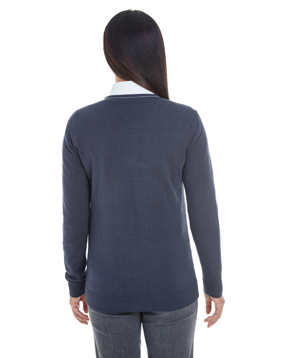 no-logo Devon & Jones Manchester Ladies Full-Zip Sweater-Ladies Layering-Devon&Jones-Thread Logic
