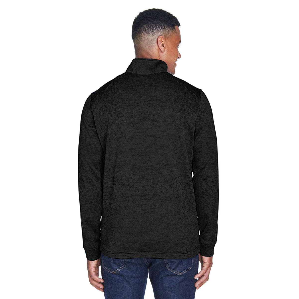no-logo Devon & Jones Newbury Mélange Fleece Quarter-Zip-Men's Layering-Devon&Jones-Thread Logic