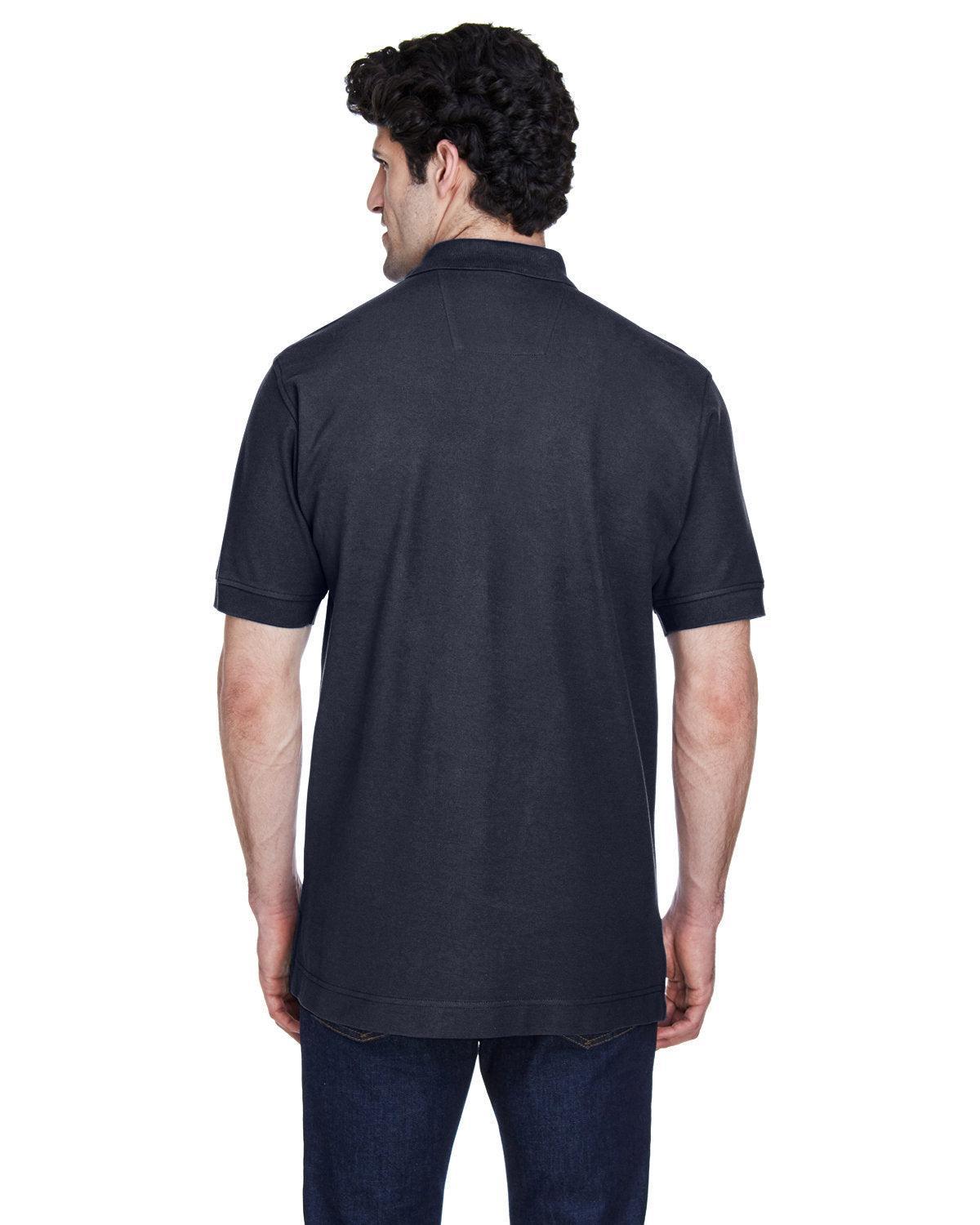 no-logo Devon & Jones Pima Pique Short-Sleeve Polo-Men's Polos-Devon&Jones-Thread Logic
