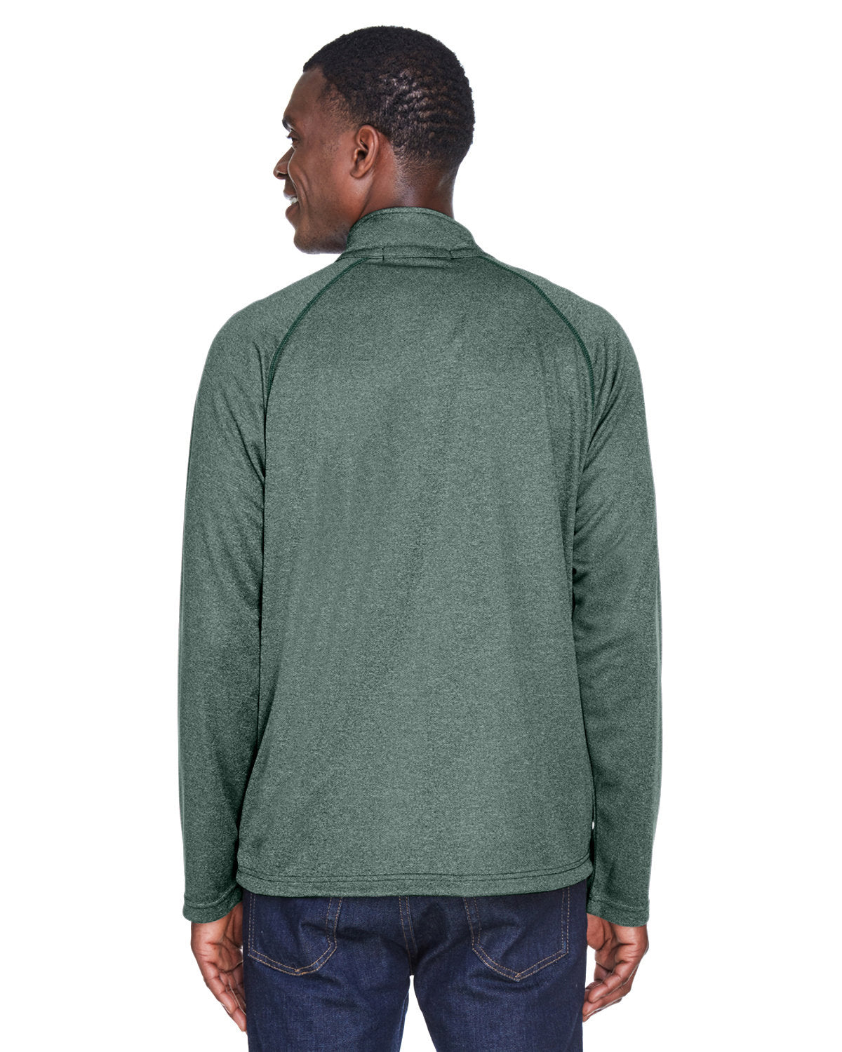 no-logo Devon & Jones Stretch Tech-Shell Compass Quarter-Zip-Men's Layering-Devon&Jones-Thread Logic